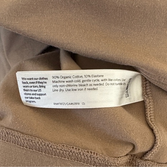 Eileen Fisher Boxy cotton jersey top , sz : large - Picture 8 of 8